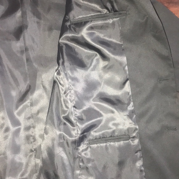 Alfani Men’s Black Button Front Suit Jacket Size Large EUC - Picture 6 of 7